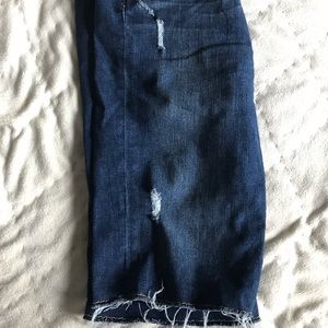 PAIGEDenim Maternity Shorts